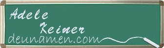 Adele Keiner Visitenkarte